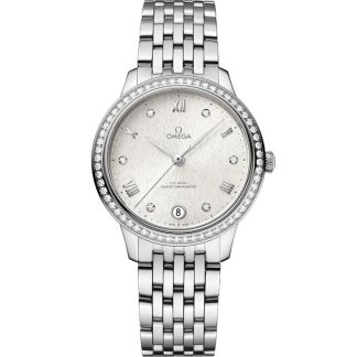 Omega De Ville Prestige 34 mm, acciaio su acciaio 434.15.34.20.52.001