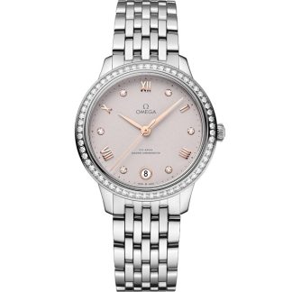 Omega De Ville Prestige 34 mm, acciaio su acciaio 434.15.34.20.52.002
