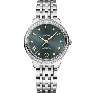 Omega De Ville Prestige 34 mm, acciaio su acciaio 434.15.34.20.60.001