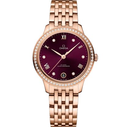 Omega De Ville Prestige 34 mm, oro Sedna™ su oro Sedna™ 434.55.34.20.61.001