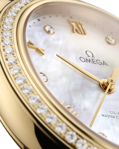 Omega De Ville Prestige 34 mm, oro giallo su cinturino di pelle 434.58.34.20.55.002 - immagine 3