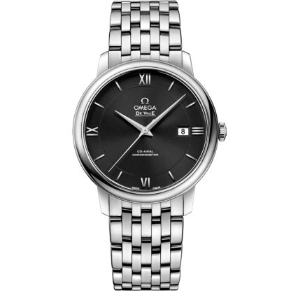 Omega De Ville Prestige 39,5 mm, acciaio su acciaio 424.10.40.20.01.001