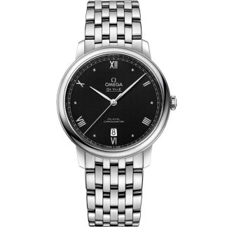 Omega De Ville Prestige 39,5 mm, acciaio su acciaio 424.10.40.20.01.002
