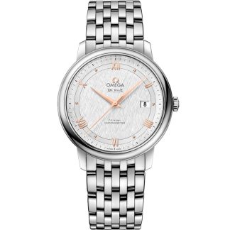 Omega De Ville Prestige 39,5 mm, acciaio su acciaio 424.10.40.20.02.004
