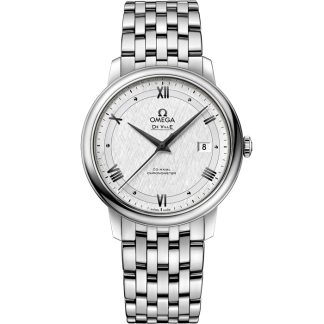 Omega De Ville Prestige 39,5 mm, acciaio su acciaio 424.10.40.20.02.005
