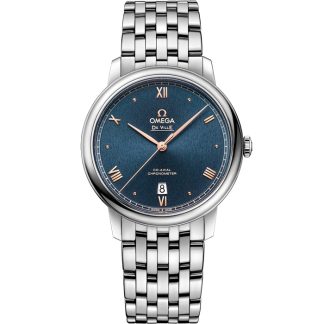 Omega De Ville Prestige 39,5 mm, acciaio su acciaio 424.10.40.20.03.004