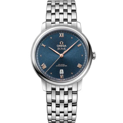 Omega De Ville Prestige 39,5 mm, acciaio su acciaio 424.10.40.20.03.004