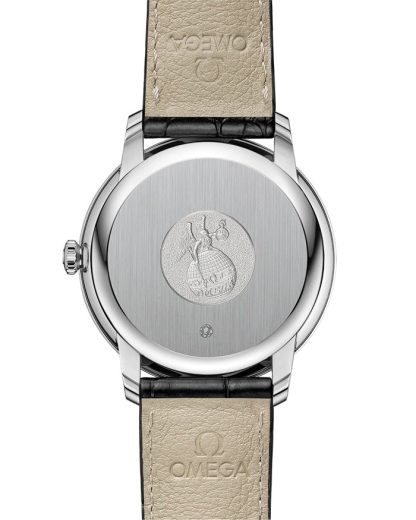 Omega De Ville Prestige 39,5 mm, acciaio su cinturino di pelle 424.13.40.20.01.002 - immagine 2