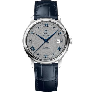 Omega De Ville Prestige 39,5 mm, acciaio su cinturino di pelle 424.13.40.20.06.002