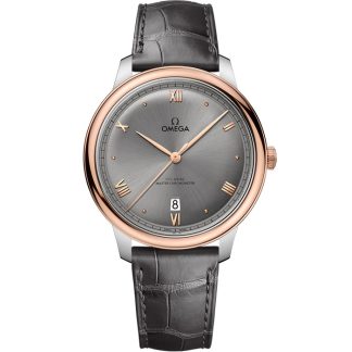 Omega De Ville Prestige 40 mm, acciaio-oro Sedna™ su cinturino di pelle 434.23.40.20.06.001
