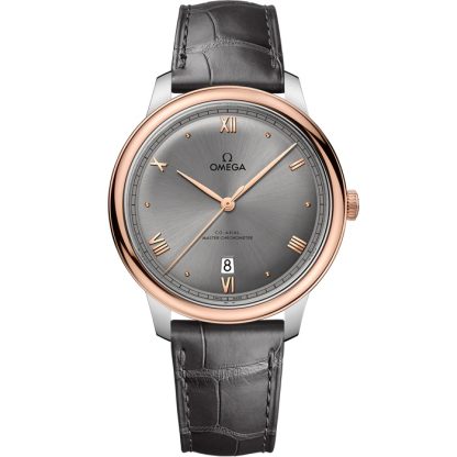 Omega De Ville Prestige 40 mm, acciaio-oro Sedna™ su cinturino di pelle 434.23.40.20.06.001
