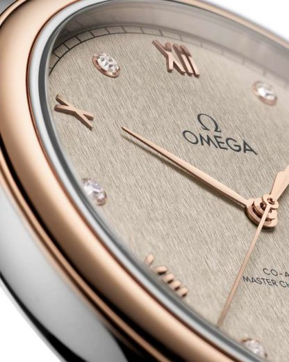 Omega De Ville Prestige 40 mm, acciaio-oro Sedna™ su cinturino di pelle 434.23.40.20.59.001 - immagine 3