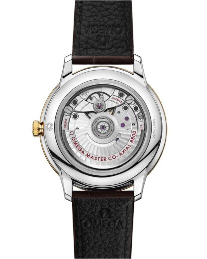 Omega De Ville Prestige 40 mm, acciaio-oro giallo su cinturino di pelle 434.23.40.20.52.001 - immagine 2