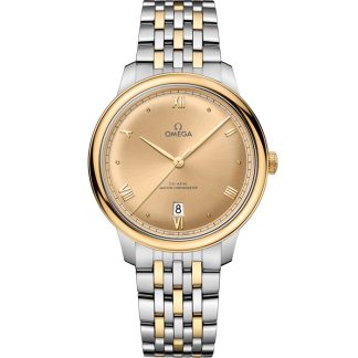 Omega De Ville Prestige 40 mm, acciaio-oro giallo su oro giallo 434.20.40.20.08.001