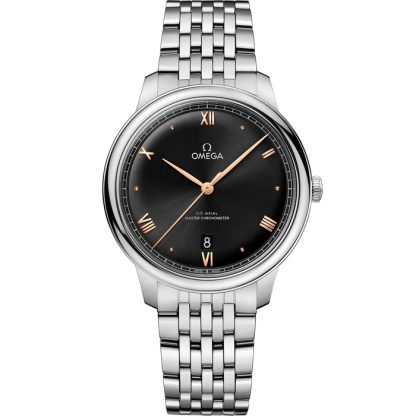 Omega De Ville Prestige 40 mm, acciaio su acciaio 434.10.40.20.01.001