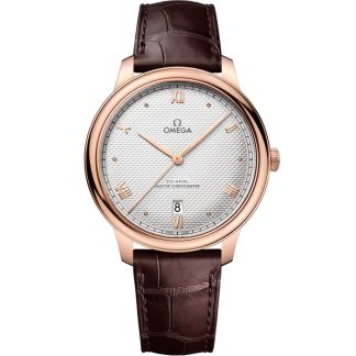 Omega De Ville Prestige 40 mm, oro Sedna™ su cinturino di pelle 434.53.40.20.02.001