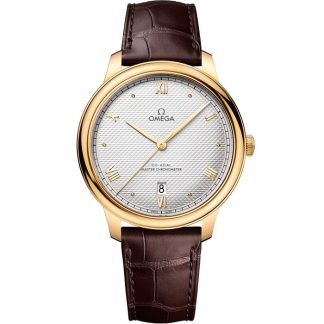 Omega De Ville Prestige 40 mm, oro giallo su cinturino di pelle 434.53.40.20.02.002