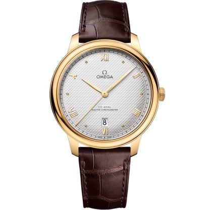Omega De Ville Prestige 40 mm, oro giallo su cinturino di pelle 434.53.40.20.02.002
