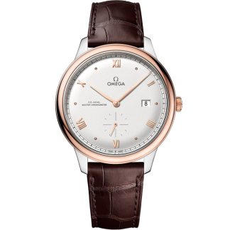 Omega De Ville Prestige 41 mm, acciaio-oro Sedna™ su cinturino di pelle 434.23.41.20.02.001