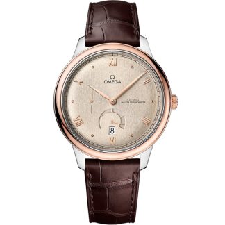 Omega De Ville Prestige 41 mm, acciaio-oro Sedna™ su cinturino di pelle 434.23.41.21.09.001