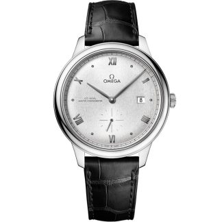 Omega De Ville Prestige 41 mm, acciaio su cinturino di pelle 434.13.41.20.02.001