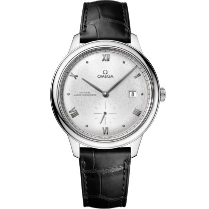 Omega De Ville Prestige 41 mm, acciaio su cinturino di pelle 434.13.41.20.02.001