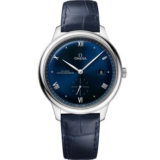 Omega De Ville Prestige 41 mm, acciaio su cinturino di pelle 434.13.41.20.03.001