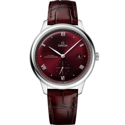 Omega De Ville Prestige 41 mm, acciaio su cinturino di pelle 434.13.41.20.11.001