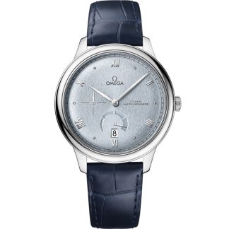Omega De Ville Prestige 41 mm, acciaio su cinturino di pelle 434.13.41.21.03.001