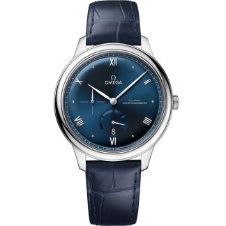 Omega De Ville Prestige 41 mm, acciaio su cinturino di pelle 434.13.41.21.03.002