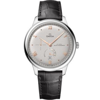 Omega De Ville Prestige 41 mm, acciaio su cinturino di pelle 434.13.41.21.06.001