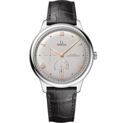 Omega De Ville Prestige 41 mm, acciaio su cinturino di pelle 434.13.41.21.06.001
