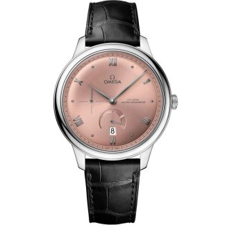 Omega De Ville Prestige 41 mm, acciaio su cinturino di pelle 434.13.41.21.10.001