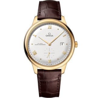 Omega De Ville Prestige 41 mm, oro giallo su cinturino di pelle 434.53.41.20.02.001