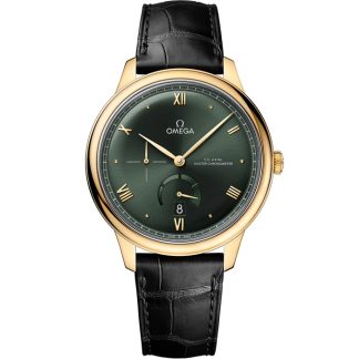Omega De Ville Prestige 41 mm, oro giallo su cinturino di pelle 434.53.41.21.10.001