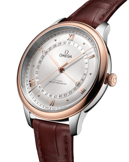 Omega De Ville Prestige 42 mm, acciaio-oro Sedna™ su alligatore 434.23.42.22.02.001 - immagine 3