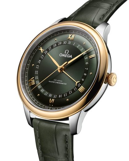 Omega De Ville Prestige 42 mm, acciaio-oro giallo su alligatore 434.23.42.22.10.001 - immagine 3