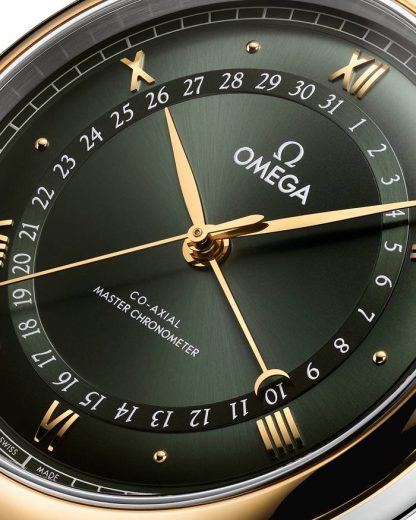 Omega De Ville Prestige 42 mm, acciaio-oro giallo su alligatore 434.23.42.22.10.001 - immagine 4
