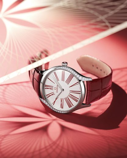 Omega De Ville Trésor 36 mm, acciaio su cinturino di pelle 428.18.36.60.04.002 - immagine 5