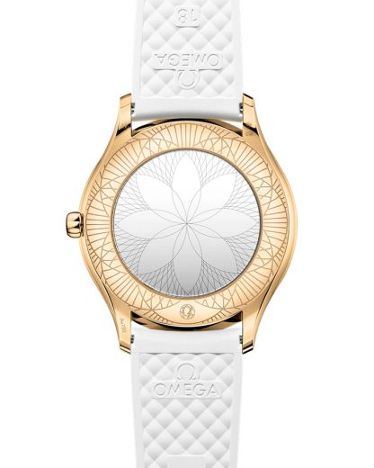Omega De Ville Trésor 36 mm, oro Moonshine™ su cinturino in caucciù 428.57.36.60.04.001 - immagine 2
