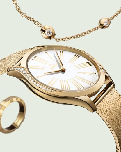 Omega De Ville Trésor 36 mm, oro Moonshine™ su oro Moonshine™ 428.55.36.60.04.001 - immagine 3