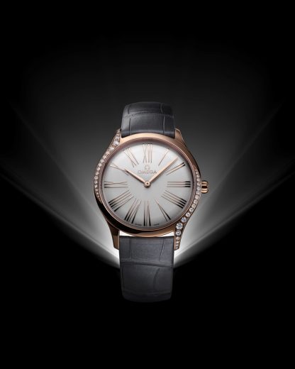 Omega De Ville Trésor 36 mm, oro Sedna™ su cinturino di pelle 428.58.36.60.02.001 - immagine 3