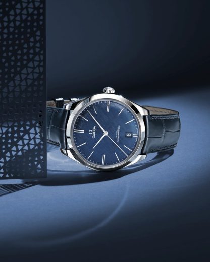 Omega De Ville Trésor 40 mm, acciaio su cinturino di pelle 435.13.40.21.03.001 - immagine 5