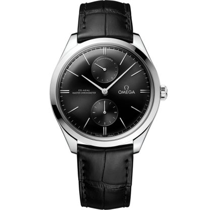 Omega De Ville Trésor 40 mm, acciaio su cinturino di pelle 435.13.40.22.01.001