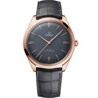 Omega De Ville Trésor 40 mm, oro Sedna™ su cinturino di pelle 435.53.40.21.06.001