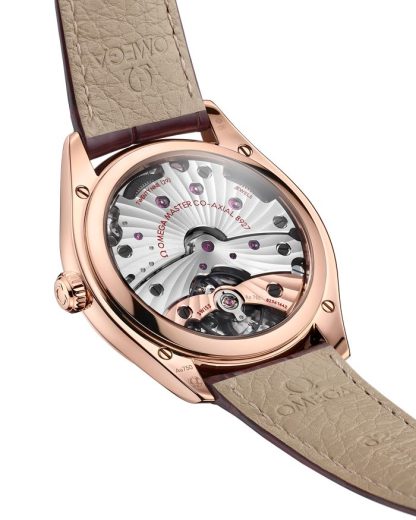 Omega De Ville Trésor 40 mm, oro Sedna™ su cinturino di pelle 435.53.40.21.11.002 - immagine 3