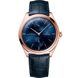 Omega De Ville Trésor 40 mm, oro Sedna™ su cinturino di pelle 435.53.40.22.03.001