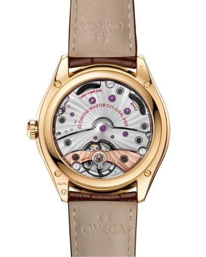 Omega De Ville Trésor 40 mm, oro giallo su cinturino di pelle 435.53.40.21.09.001 - immagine 2