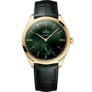 Omega De Ville Trésor 40 mm, oro giallo su cinturino di pelle 435.53.40.21.10.001