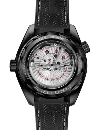 Omega Deep Black Seamaster Planet Ocean 600M 45,5 mm, ceramica nera su cinturino in caucciù 215.92.46.22.01.001 - immagine 2